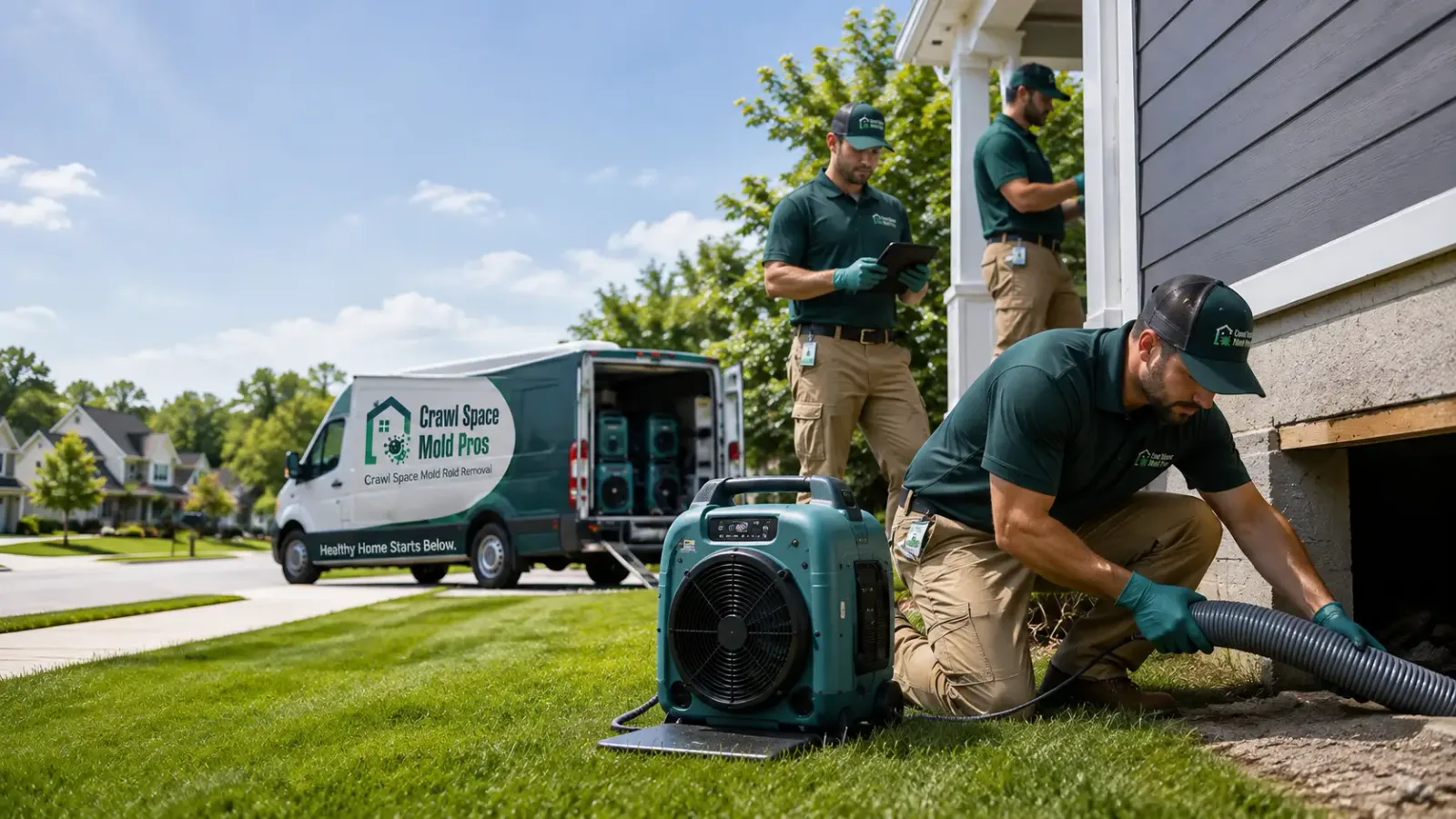 Crawl Space Mold Removal in Springdale, UT